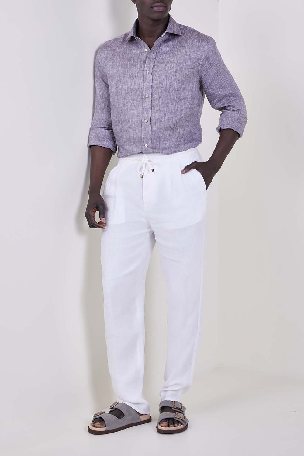 חולצה מכופתרת בגזרה משוחררת